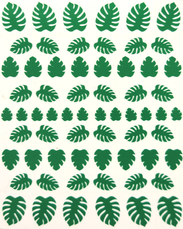 nail sticker sheet featuring leaf stickers made by sudosci